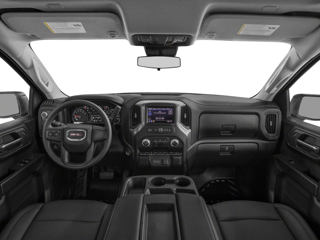 GMC Sierra interior and dashboard.