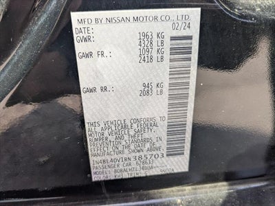2024 Nissan Altima SV FWD