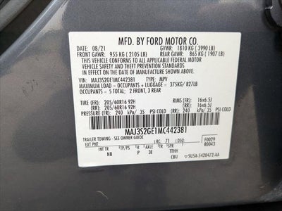2021 Ford EcoSport SE