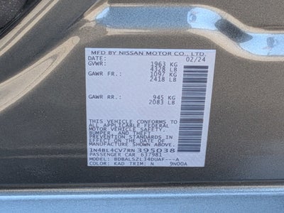 2024 Nissan Altima 2.5 SR