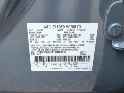 2026 Ford Explorer Active w/200A Pkg