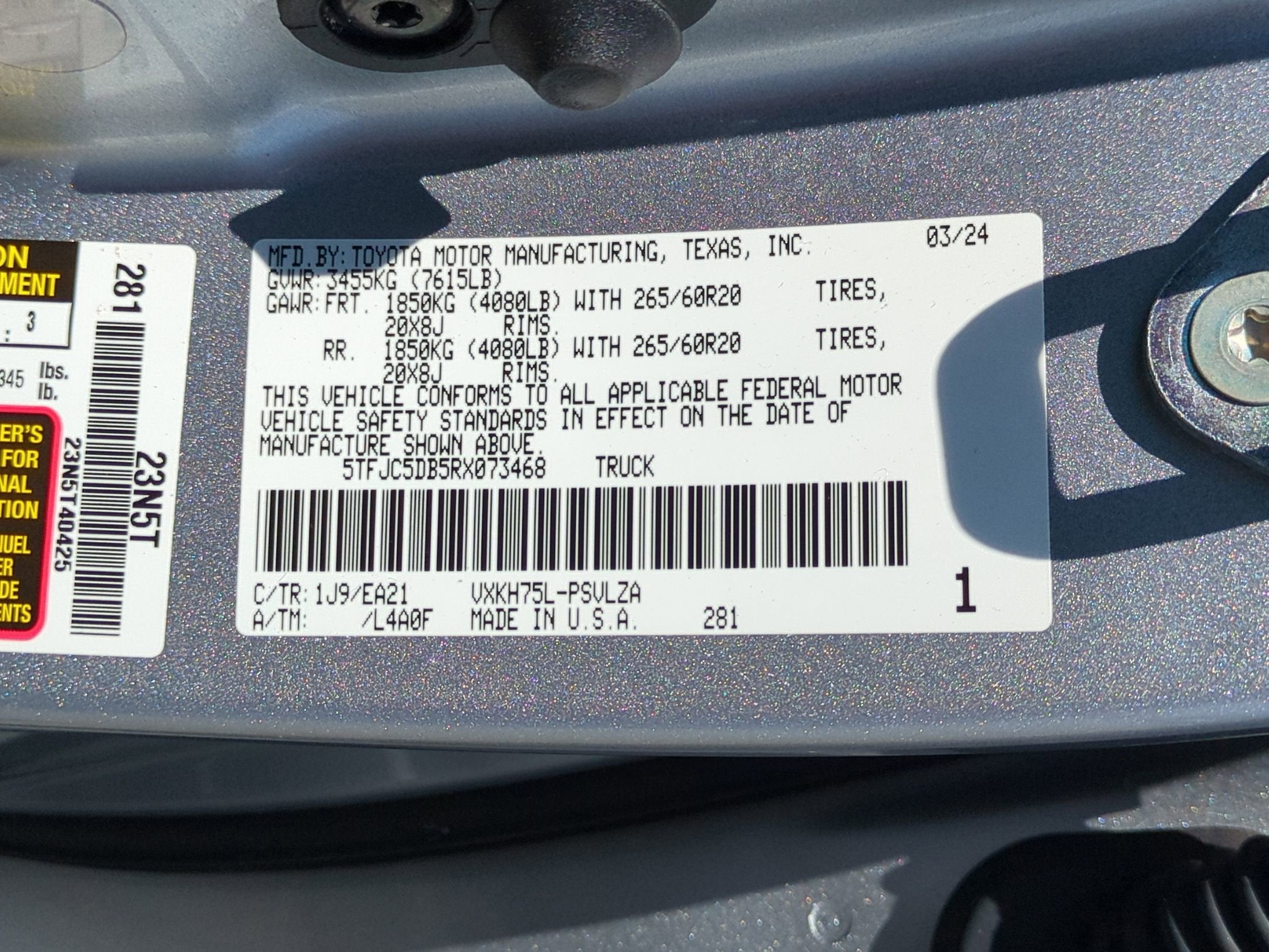 2024 Toyota Tundra 4WD Limited Hybrid