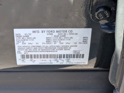 2022 Ford Explorer XLT