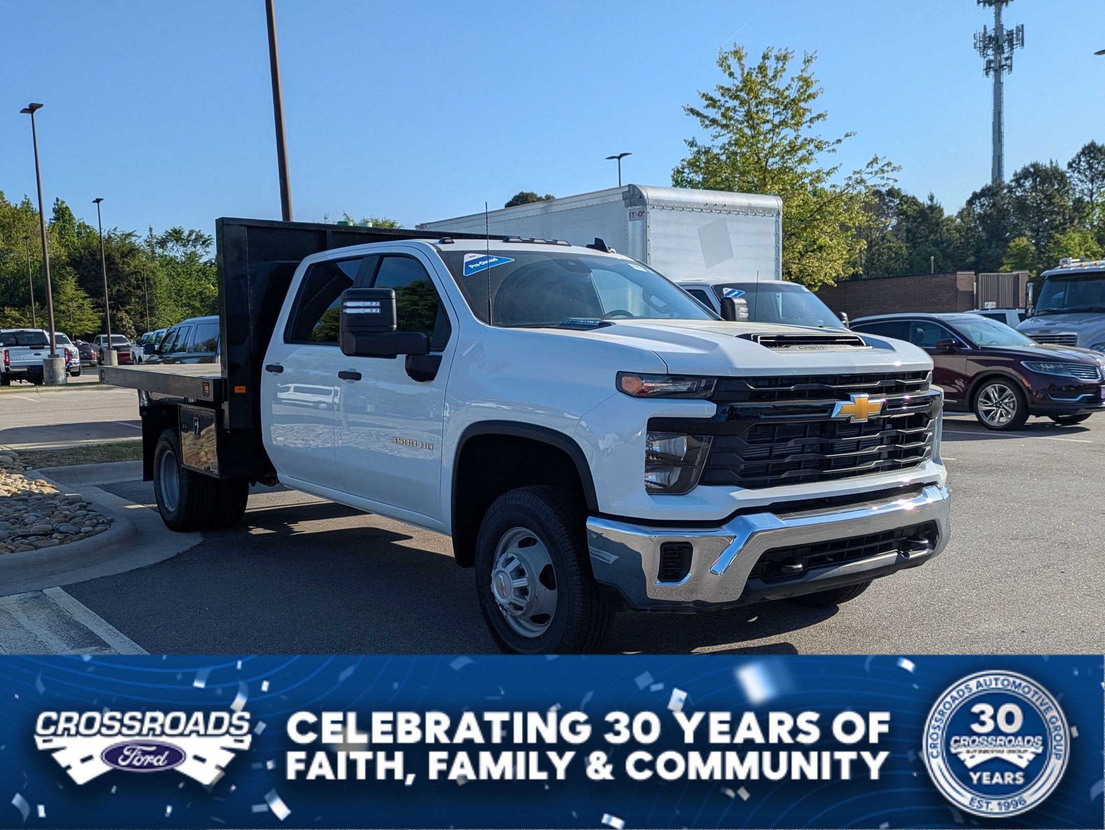 2024 Chevrolet Silverado 3500HD FLATBED DUMP WORK TRUCK