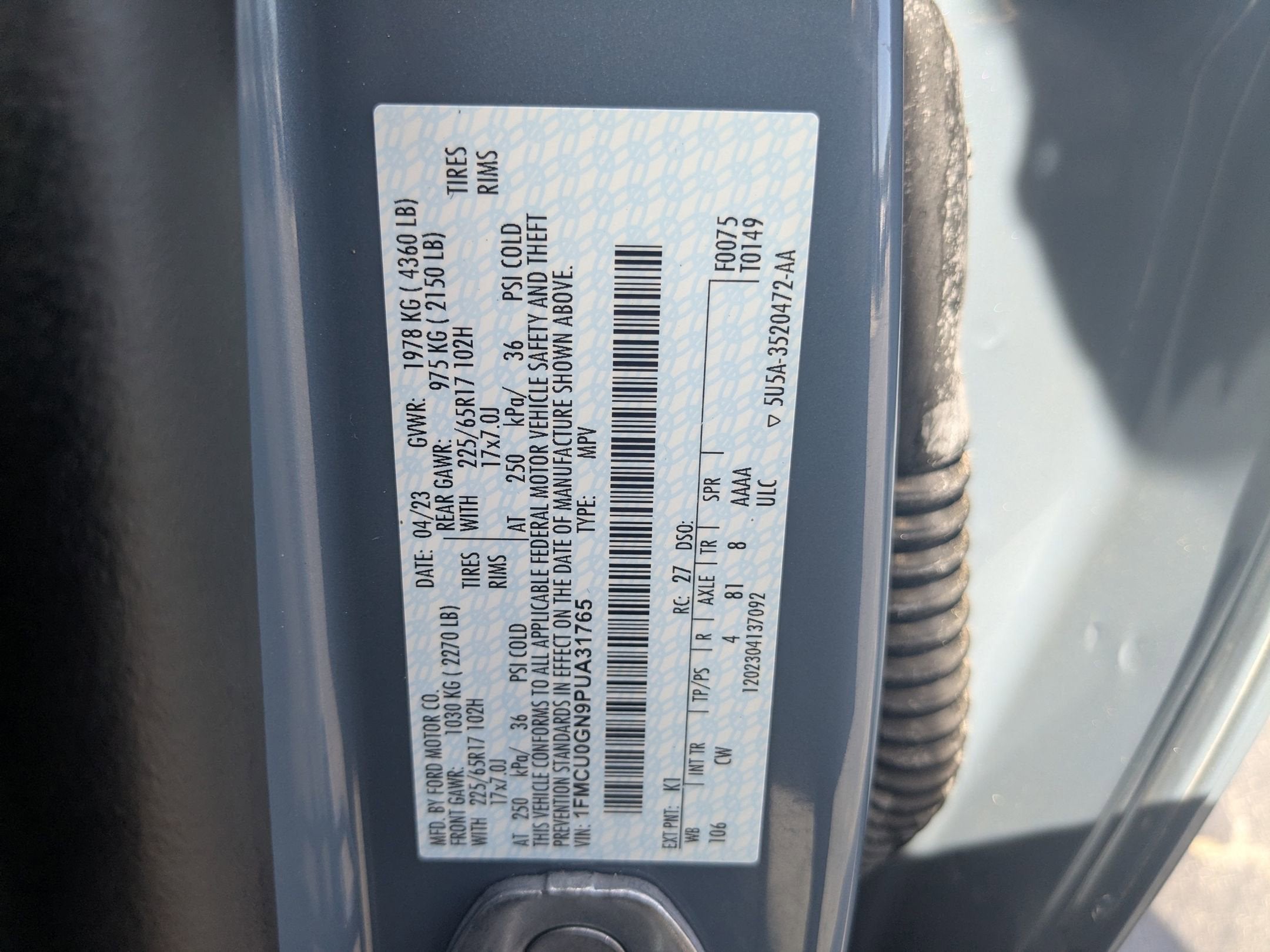 2023 Ford Escape Active