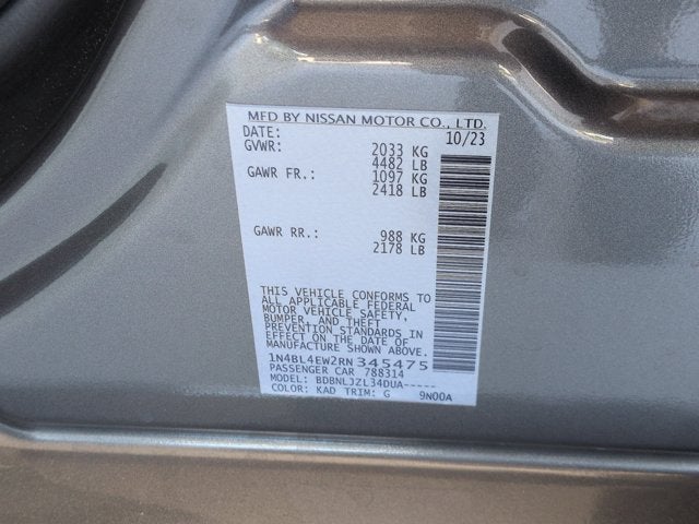 2024 Nissan Altima 2.5 SL