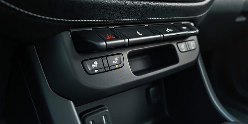 Canyon center console detail