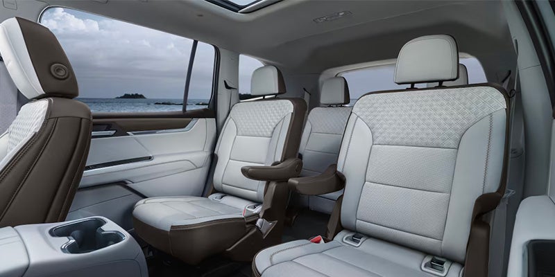 Modern Acadia interior seating.