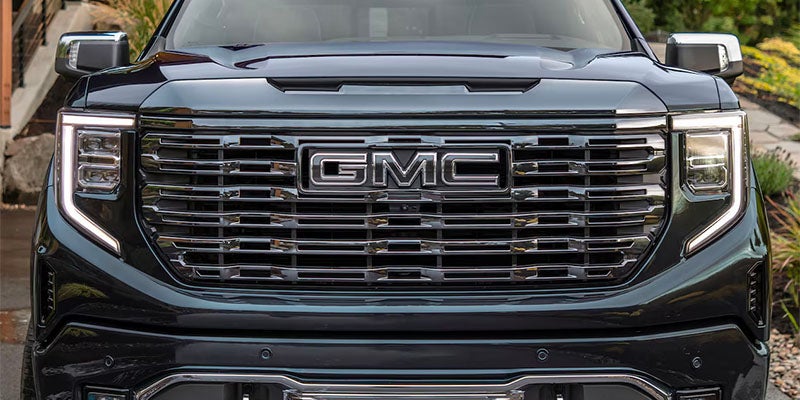 Black Sierra grille close-up